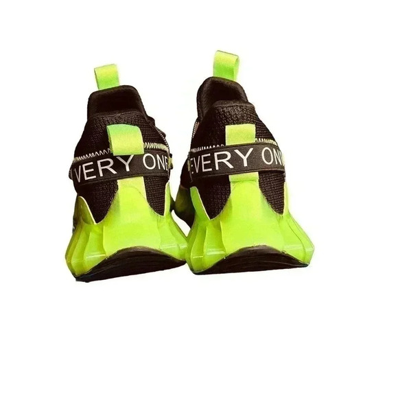 Every One Men’s Blade Running Shoes - Black & Green, Size 10.5 - Picture 2 of 7